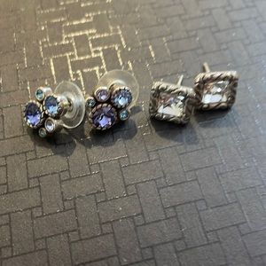 Two pairs Brighton earrings